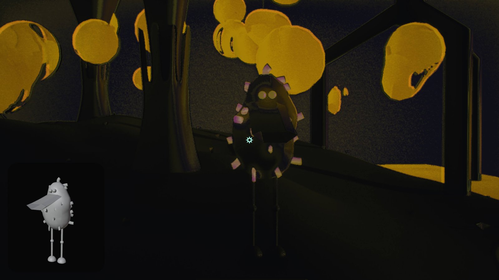 The third perception available in the demo with a visible HUD